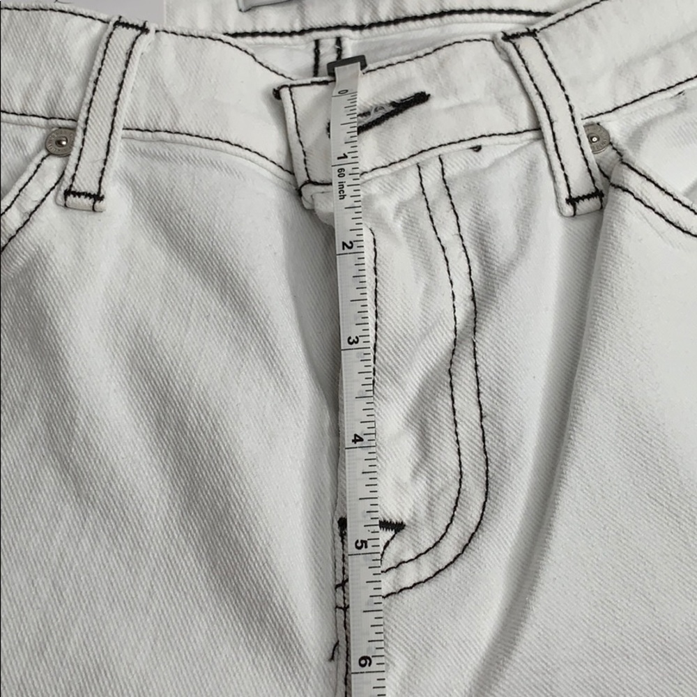 7 for all mankind white high waist Dylan size 27 - Picture 5 of 7